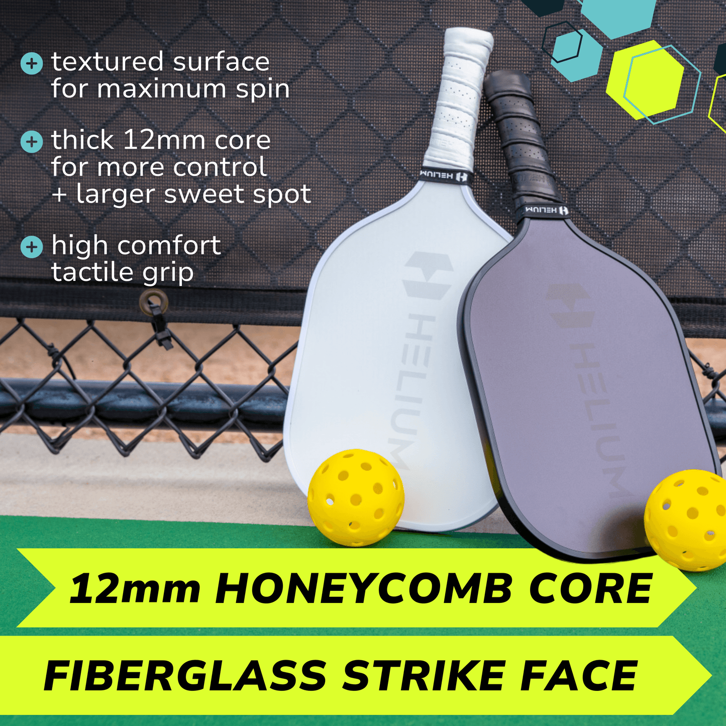 Helium Phantom Fiberglass Paddle - 4-Pack Bundle