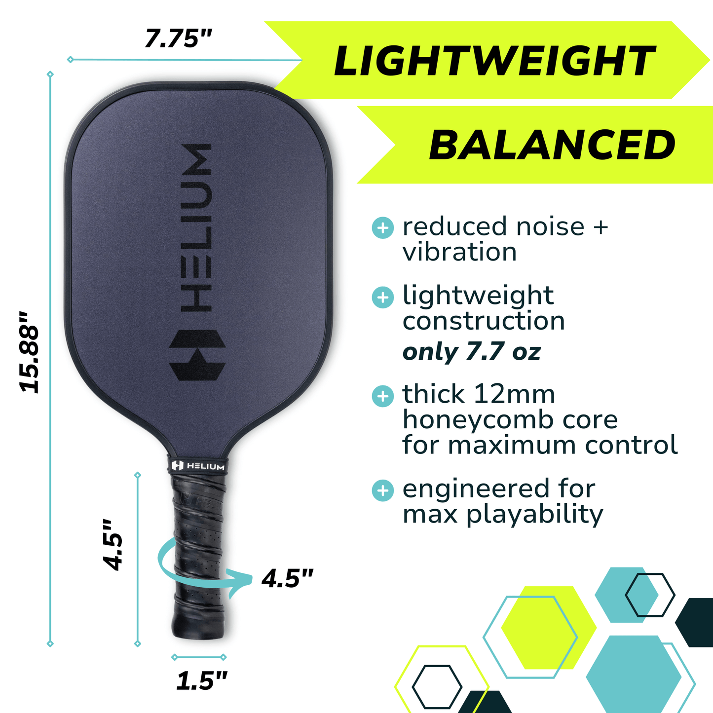 Helium Phantom Fiberglass Paddle - 4-Pack Bundle