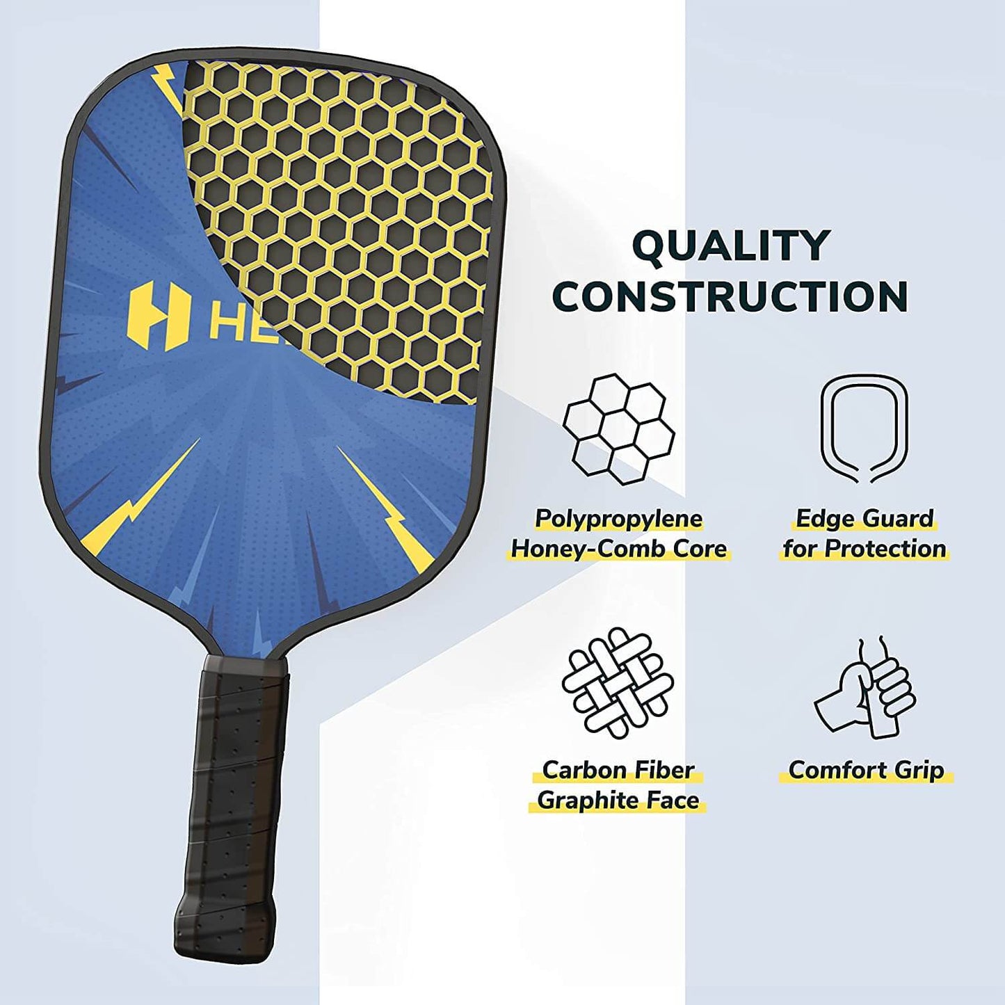 Helium Junior Pickleball Paddle Set - 1 Pack - POW!
