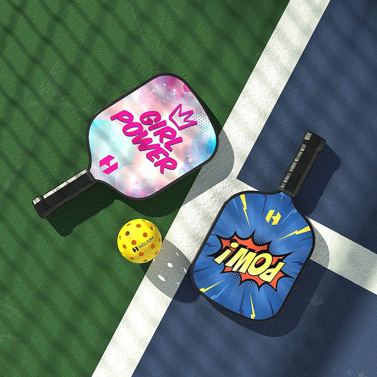 Helium Junior Pickleball Paddle Set - 1 Pack - POW!