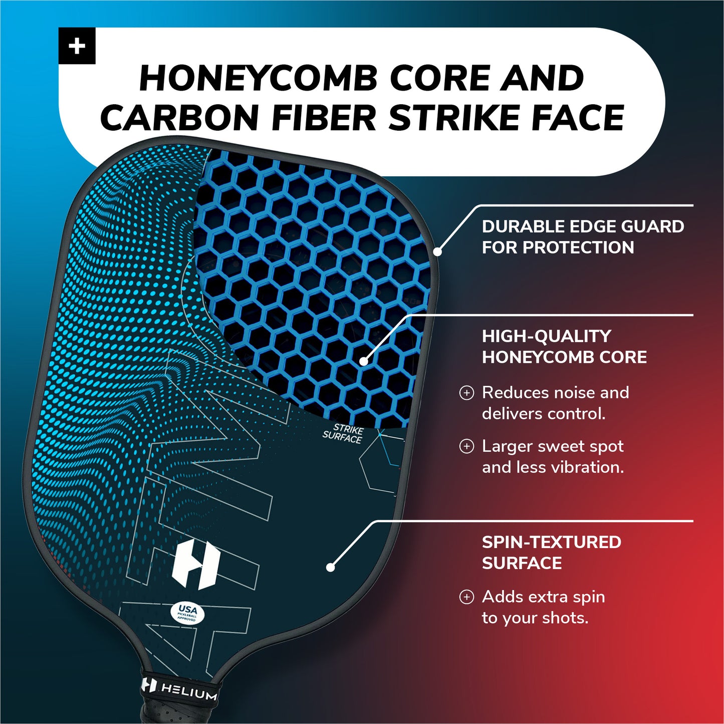 Helium Atmos Carbon Fiber Paddle - 2-Pack Bundle